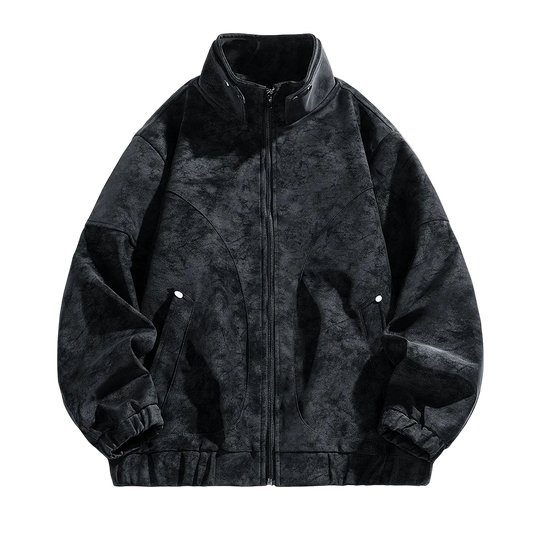 Essential Suede Zip Jacket